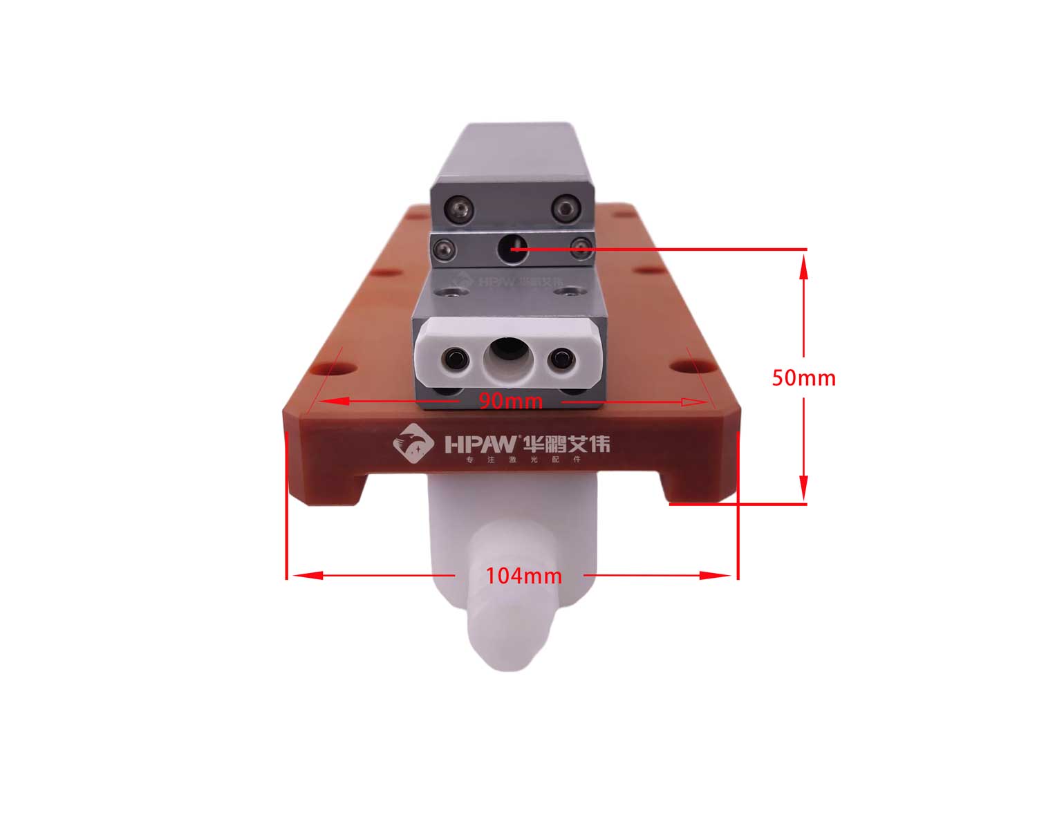 單燈激光陶瓷腔體尺寸圖
